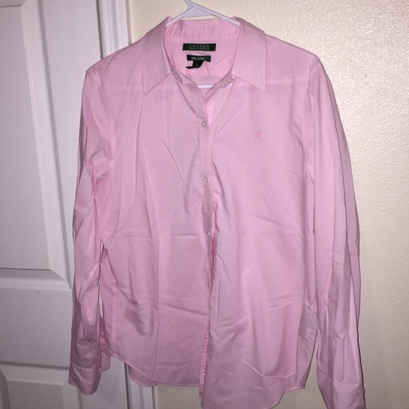 Pink button up - Picture 1 of 3